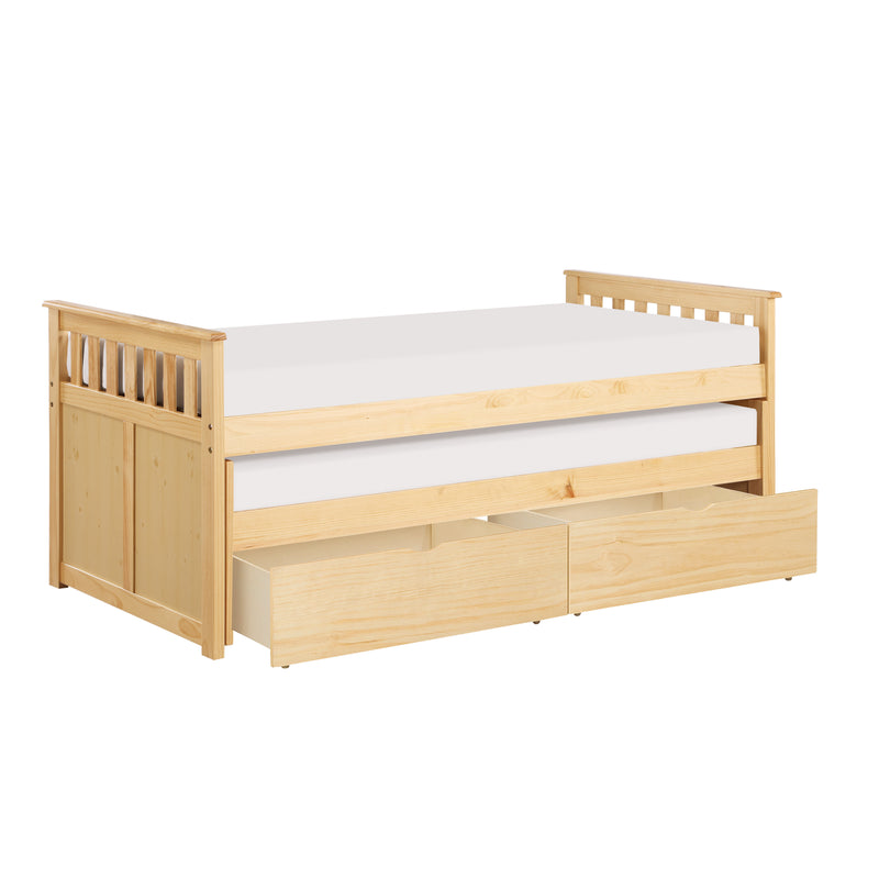 Bartly - (4) Twin/Twin Bed with Storage Boxes