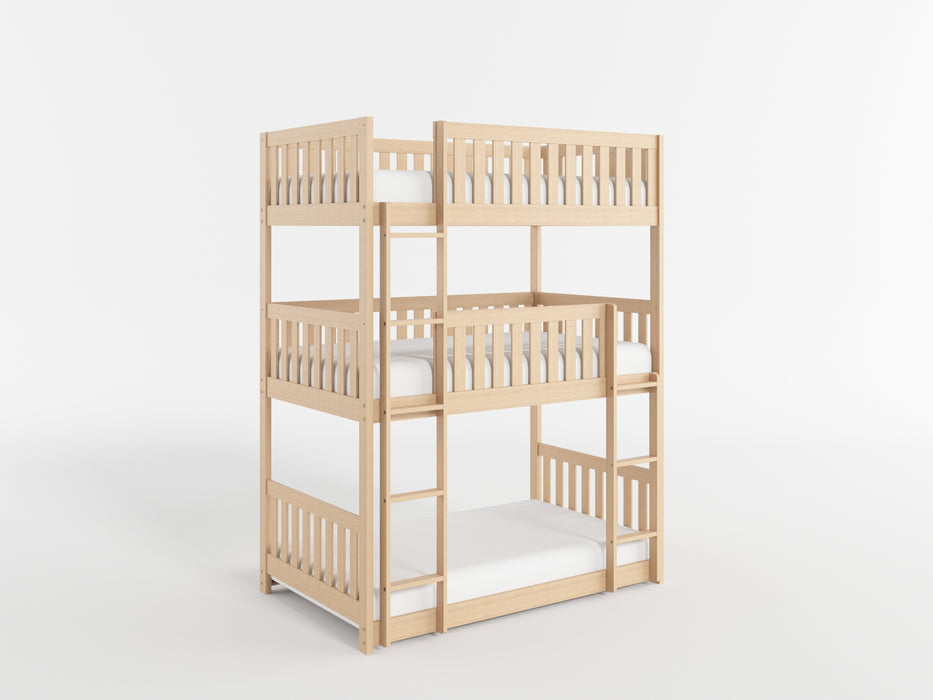Bartly - (3) TRIPLE BUNK BED
