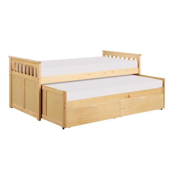 Bartly - (4) Twin/Twin Bed with Storage Boxes