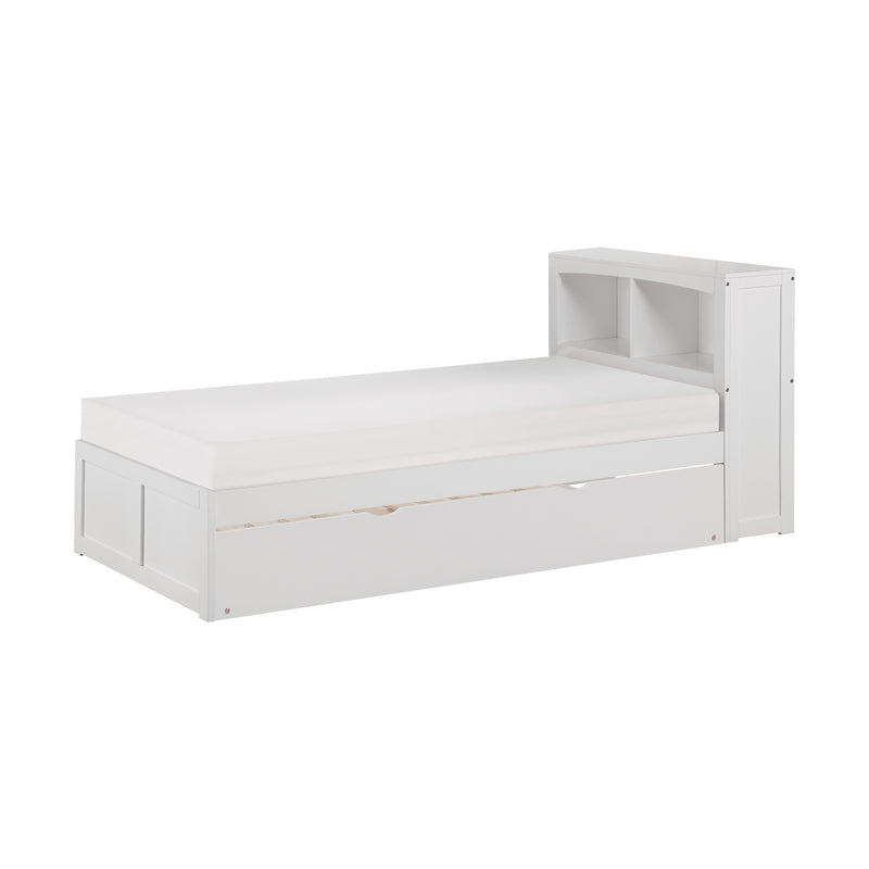 Galen - (3) Twin Bookcase Platform Bed with Twin Trundle