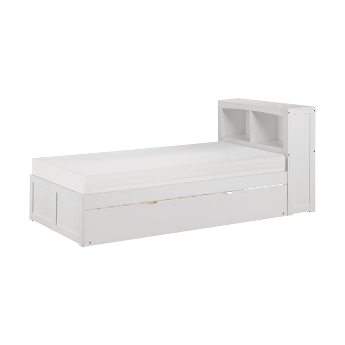 Galen - (3) Twin Bookcase Platform Bed with Twin Trundle