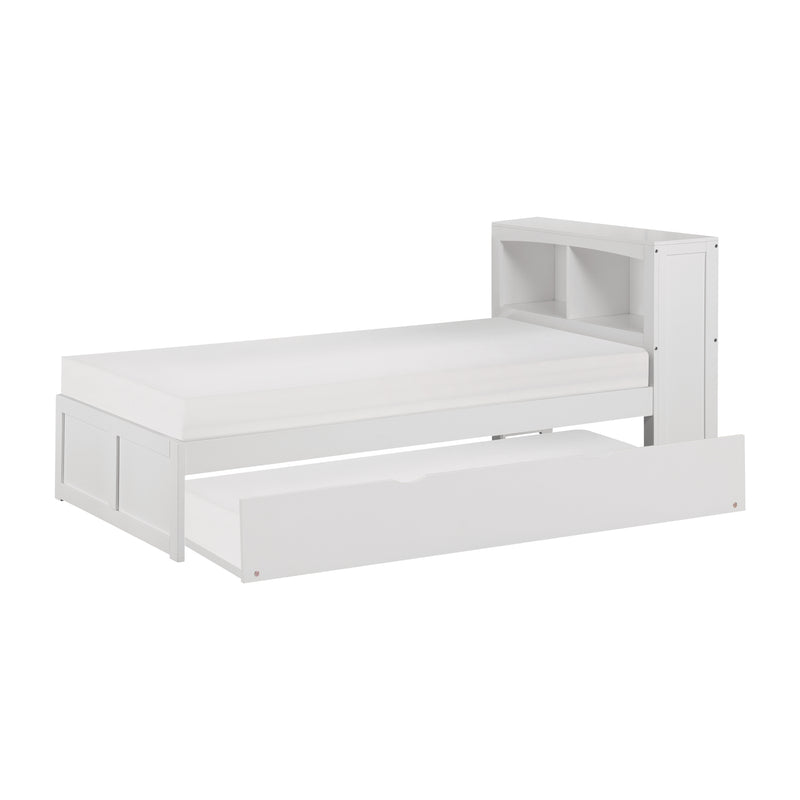 Galen - (3) Twin Bookcase Platform Bed with Twin Trundle