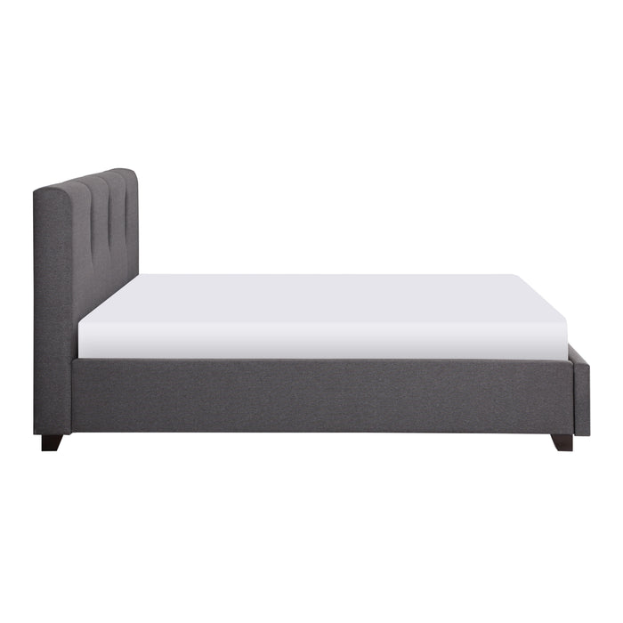 Aitana - (4) California King Platform Bed with Storage Footboard