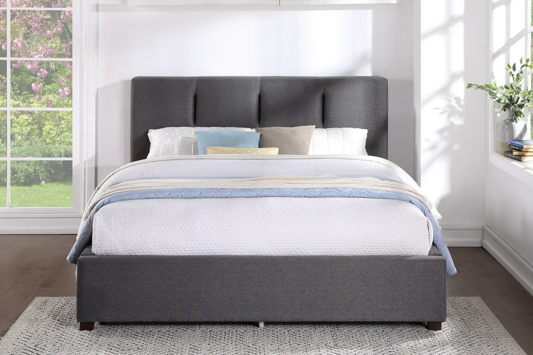 Aitana - (4) California King Platform Bed with Storage Footboard