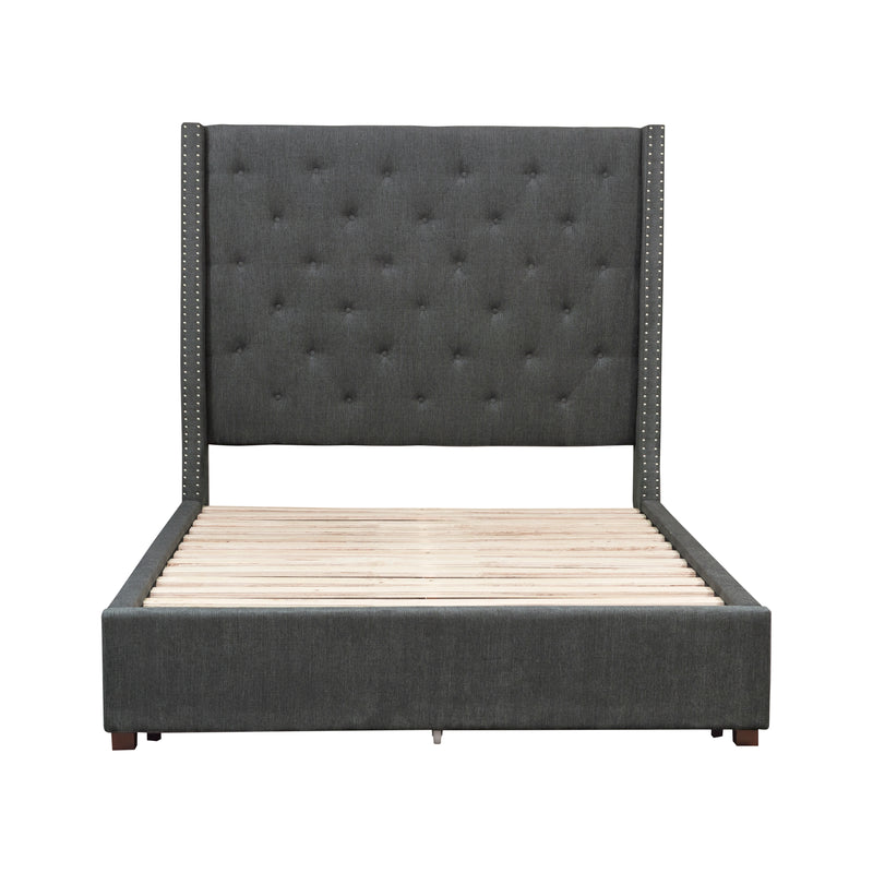 Fairborn - (3)Queen Platform Bed with Storage Footboard
