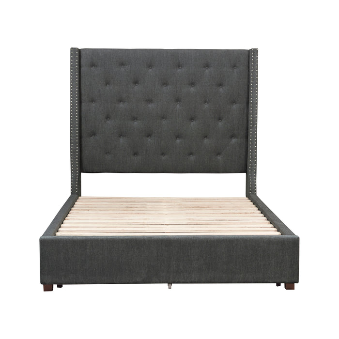 Fairborn - (3)Queen Platform Bed with Storage Footboard