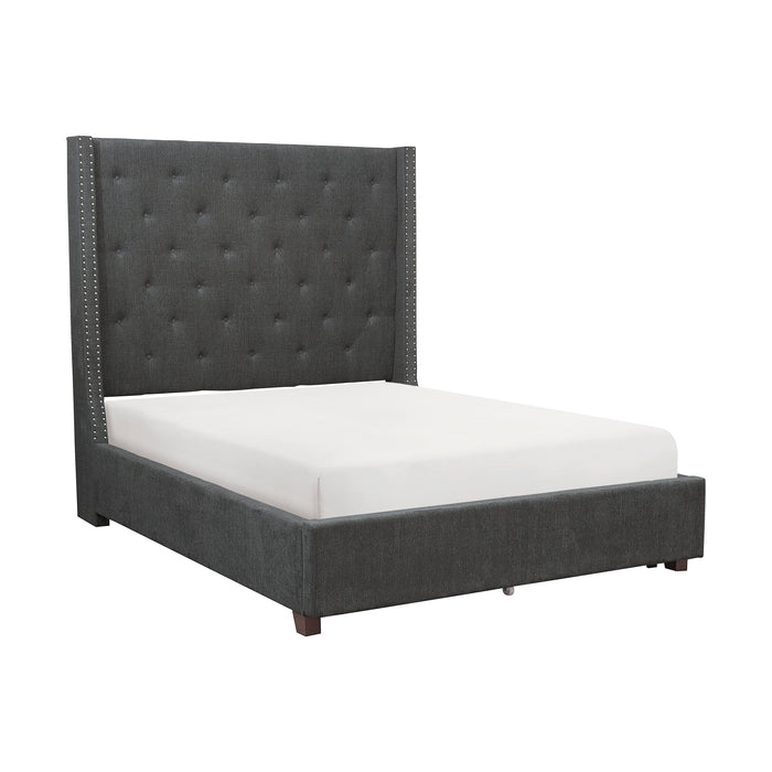 Fairborn - (3)California King Platform Bed with Storage Footboard