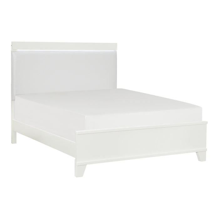 Kerren - (3)California King Bed, LED Lighting
