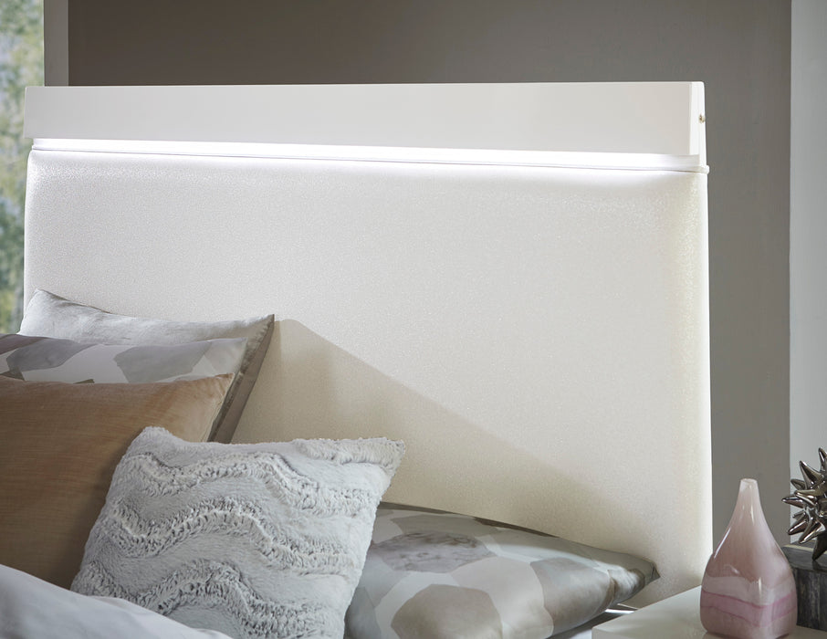 Kerren - (3)California King Bed, LED Lighting