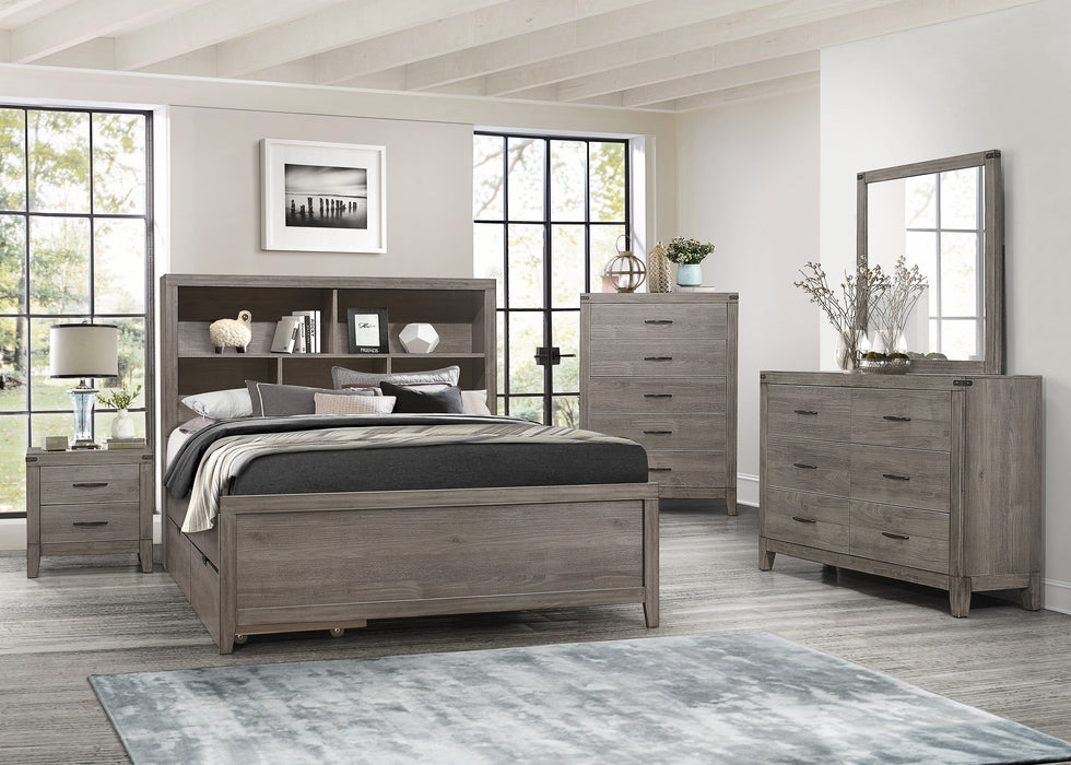 Woodrow - (3) Full Platform Bed