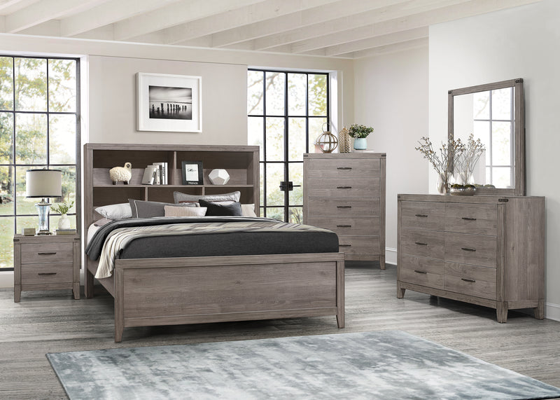 Woodrow - (3) Full Platform Bed