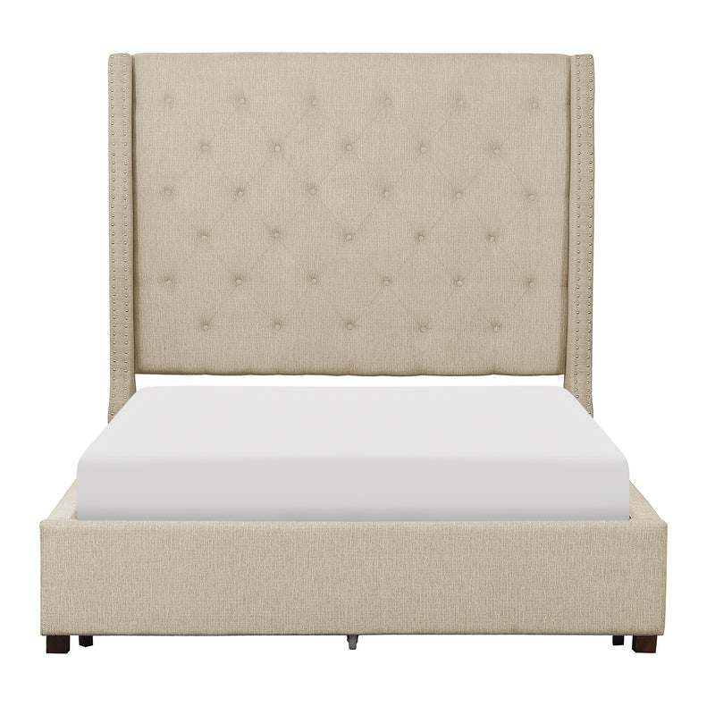 Fairborn - (3)Queen Platform Bed with Storage Footboard