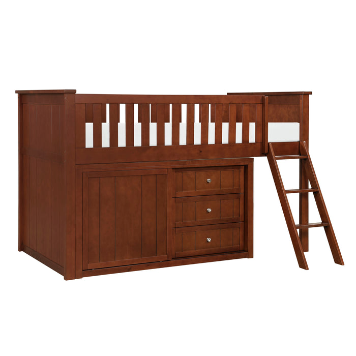 Rowe - (4) Low Loft Bunk with Dresser