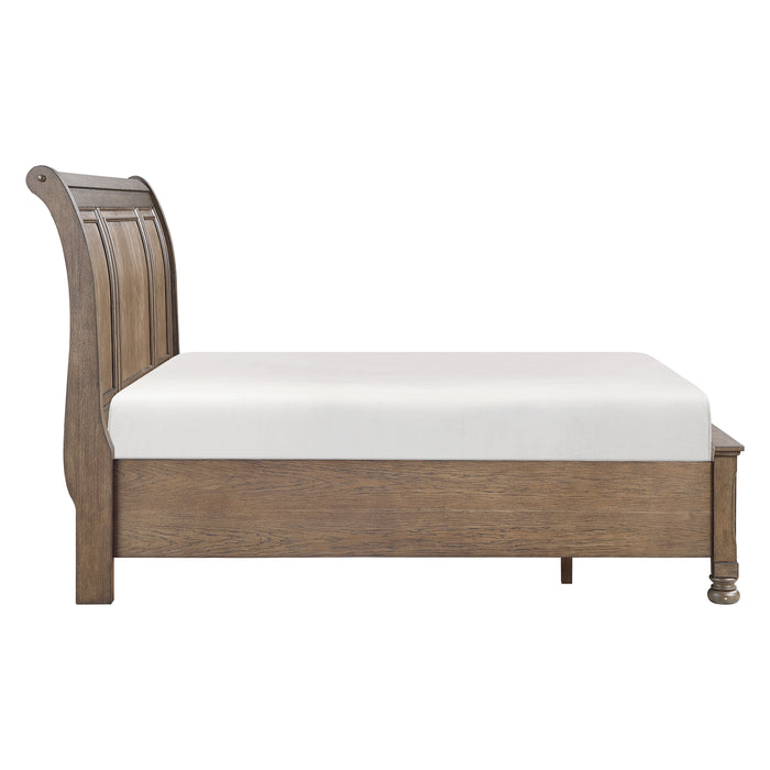 Bethel - (3) Eastern King Platform Bed with Footboard Storage
