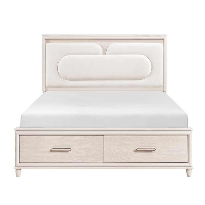 Montrose - (4) California King Platform Bed with Footboard Storage