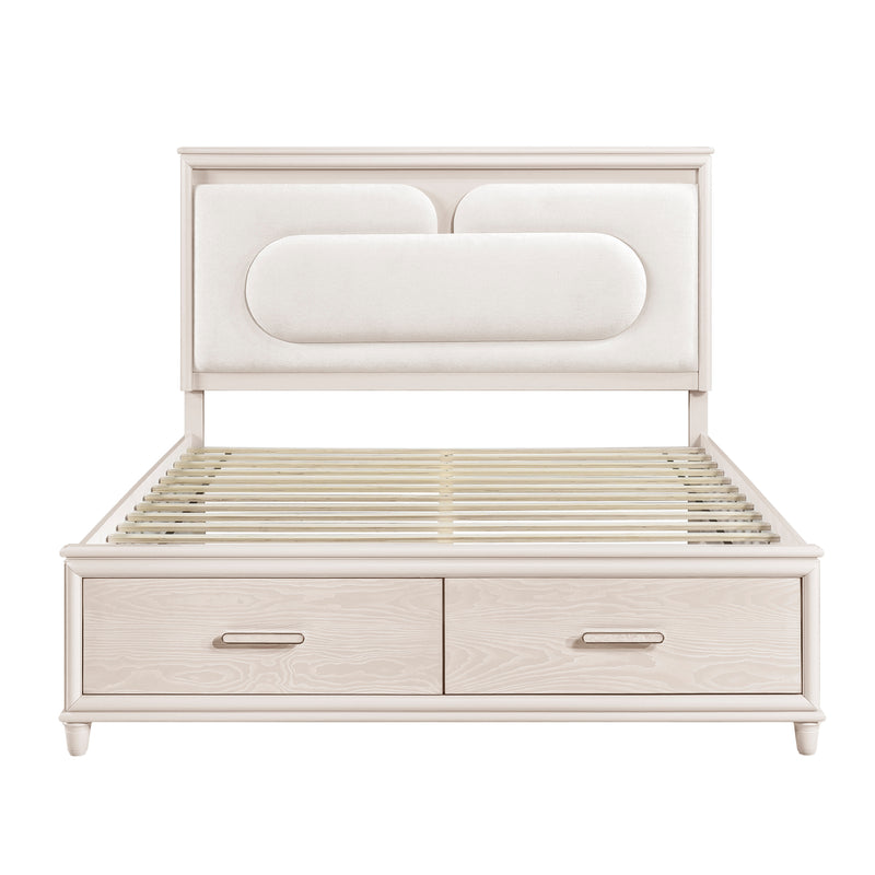 Montrose - (4) California King Platform Bed with Footboard Storage