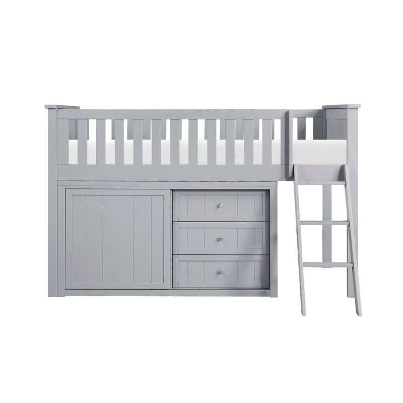 Orion - (4) Low Loft Bunk with Dresser
