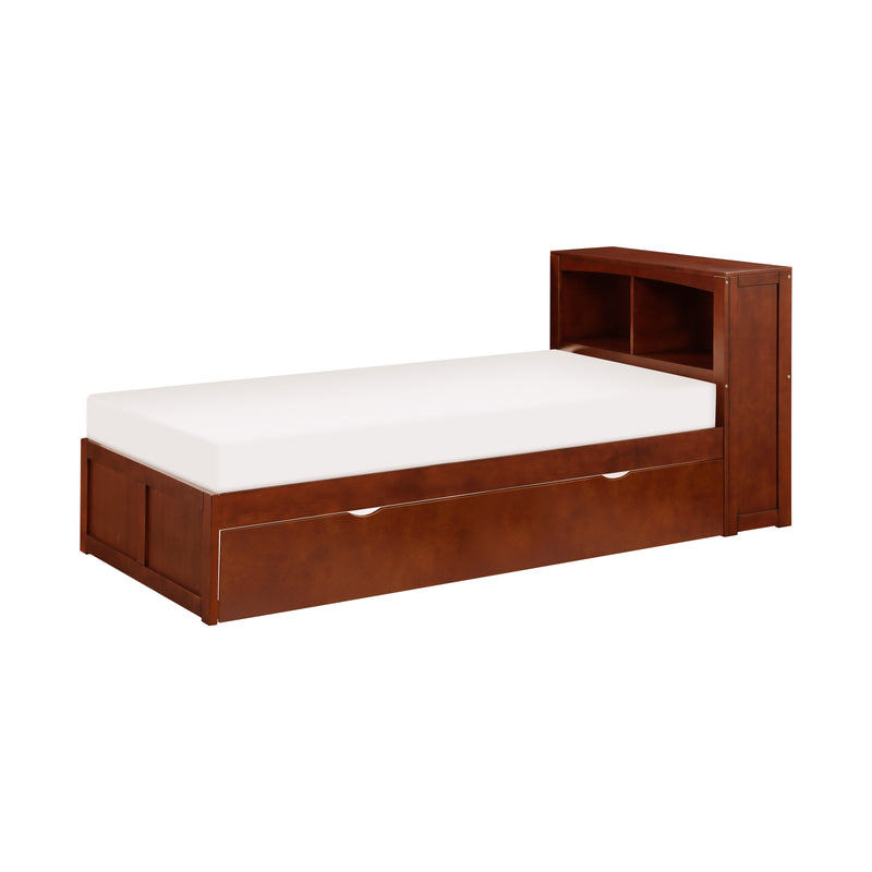 Rowe - (3) Twin Bookcase Platform Bed with Twin Trundle