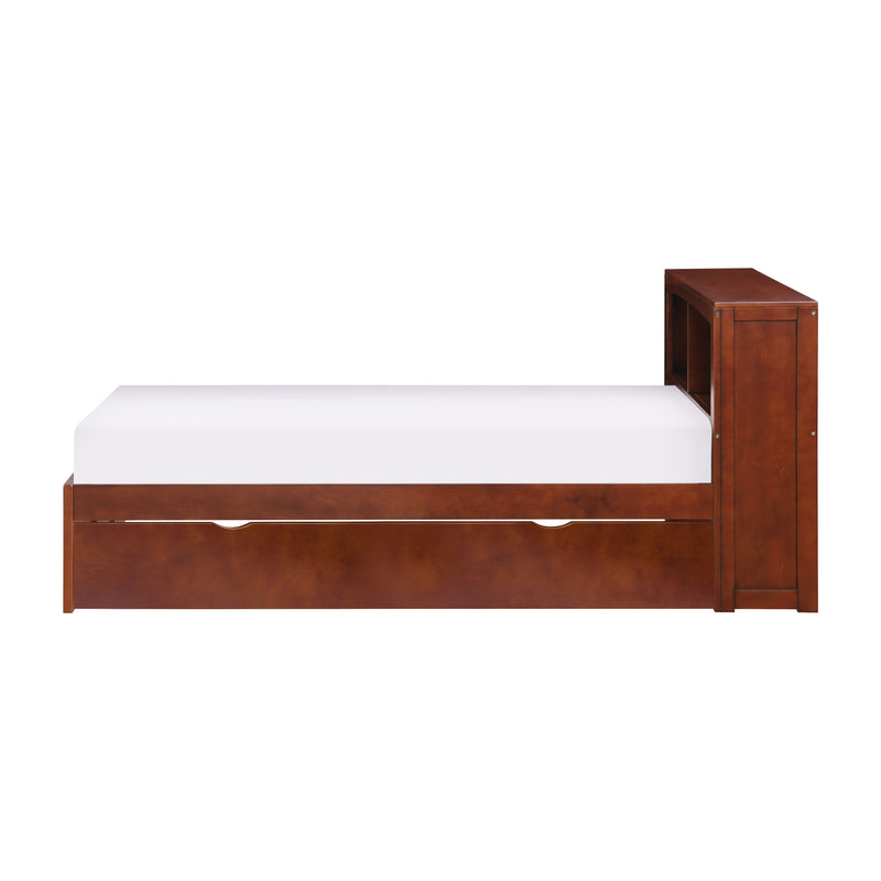 Rowe - (3) Twin Bookcase Platform Bed with Twin Trundle