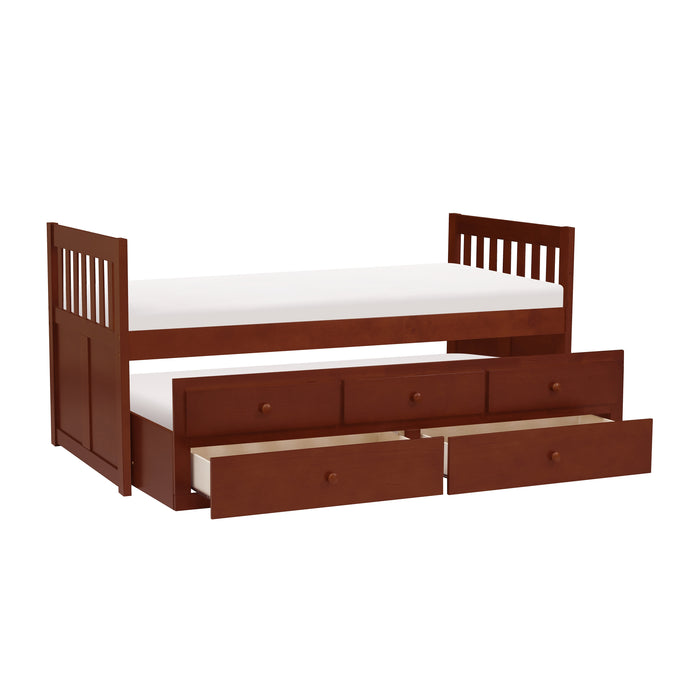 Rowe - (2) Twin/Twin Trundle Bed
