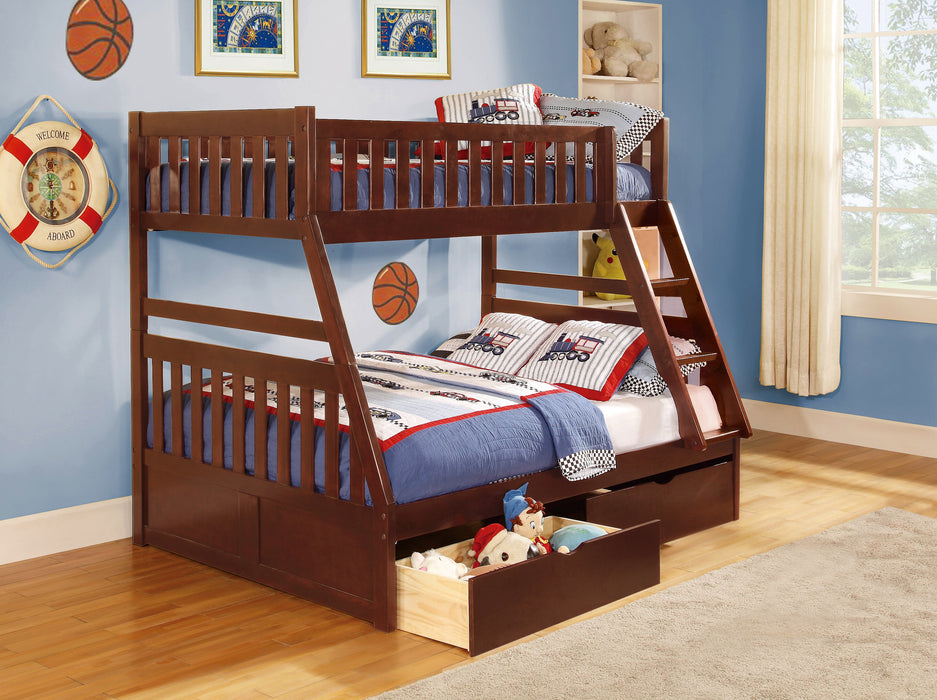 Rowe - (4) Twin/Full Bunk Bed with Storage Boxes