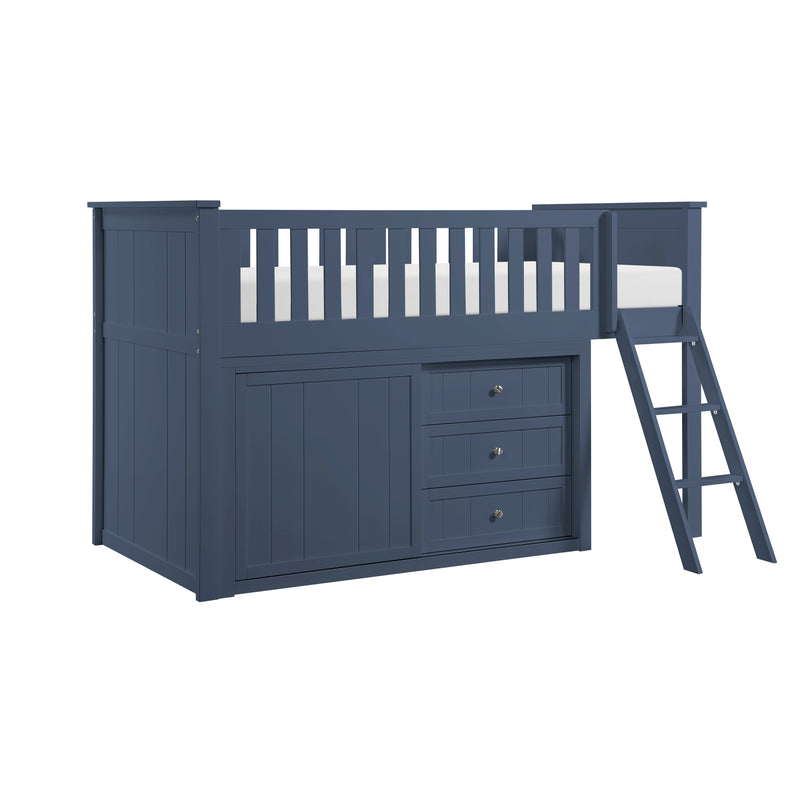 - (4) Low Loft Bunk with Dresser