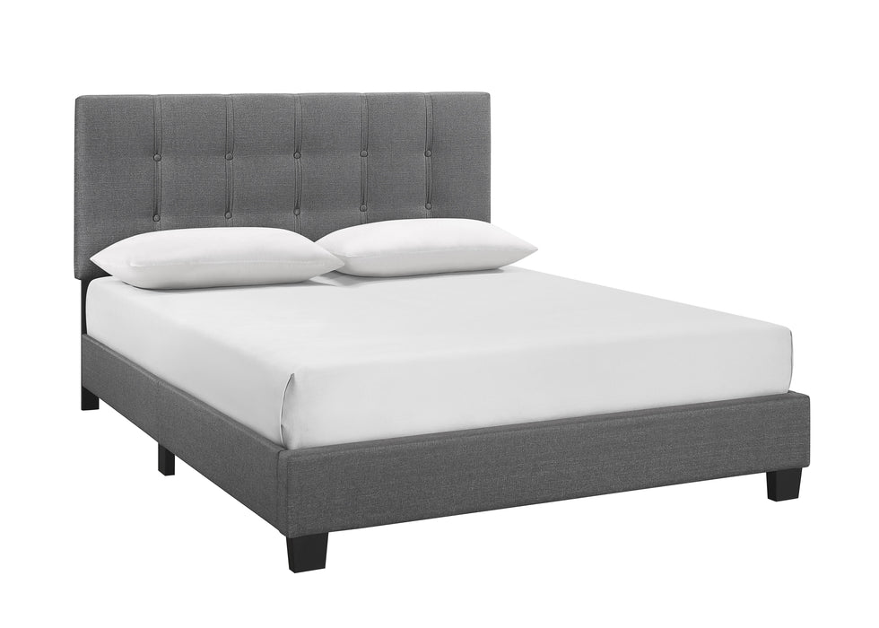 - Queen Platform Bed in a Box, Gray