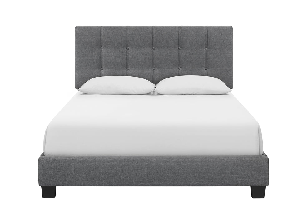 - Queen Platform Bed in a Box, Gray