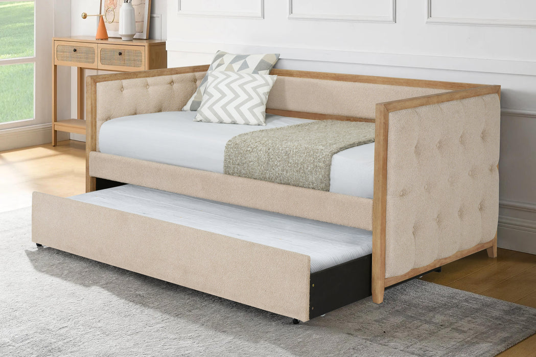 - (2) Daybed, with Pull-out Trundle, Walnut