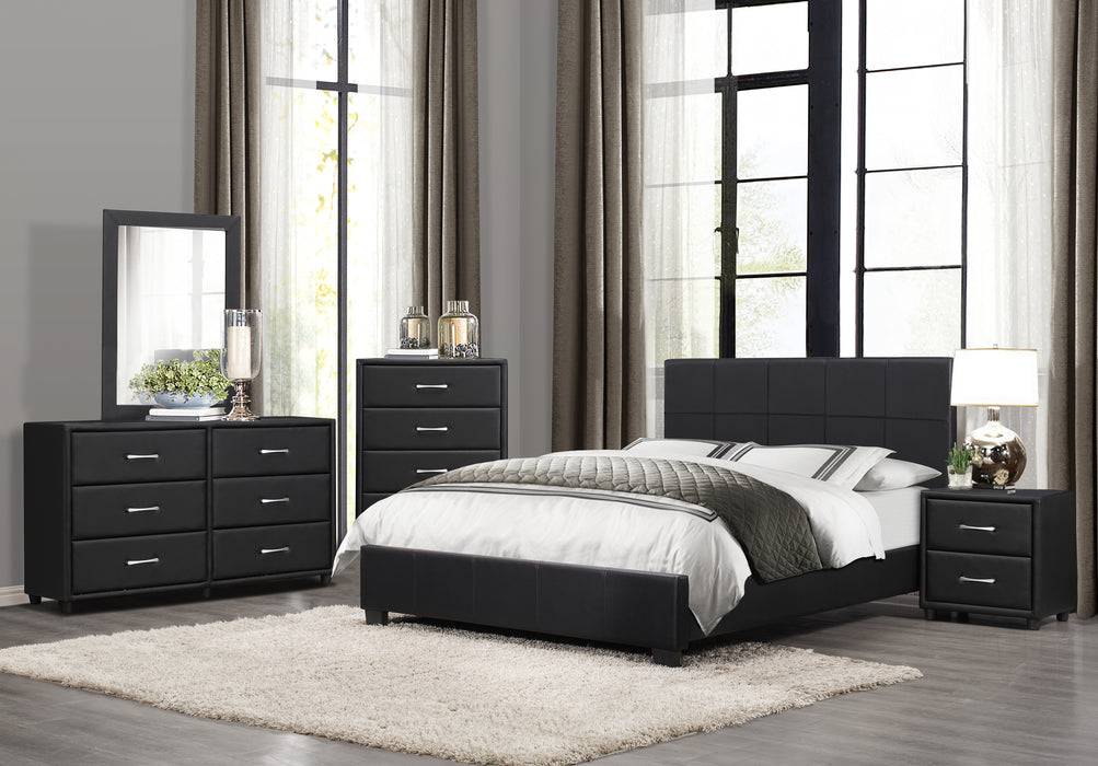 Lorenzi - (2) Full Platform Bed