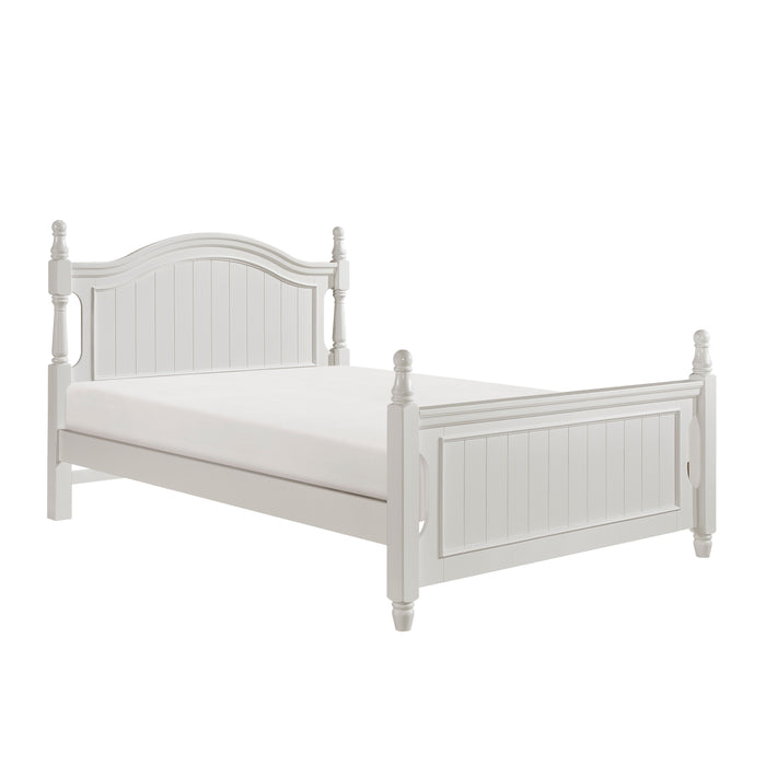 Clementine - (4) Full Platform Bed with Twin Trundle