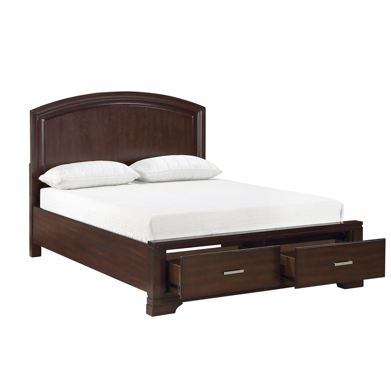 Hudson - (3) Full Platform Bed with Footboard Storage
