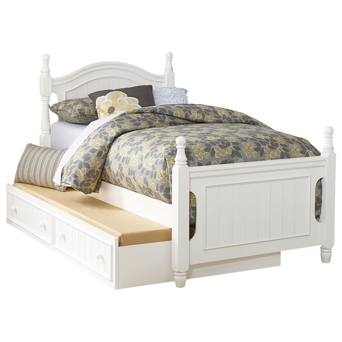 Clementine - (4) Full Platform Bed with Twin Trundle