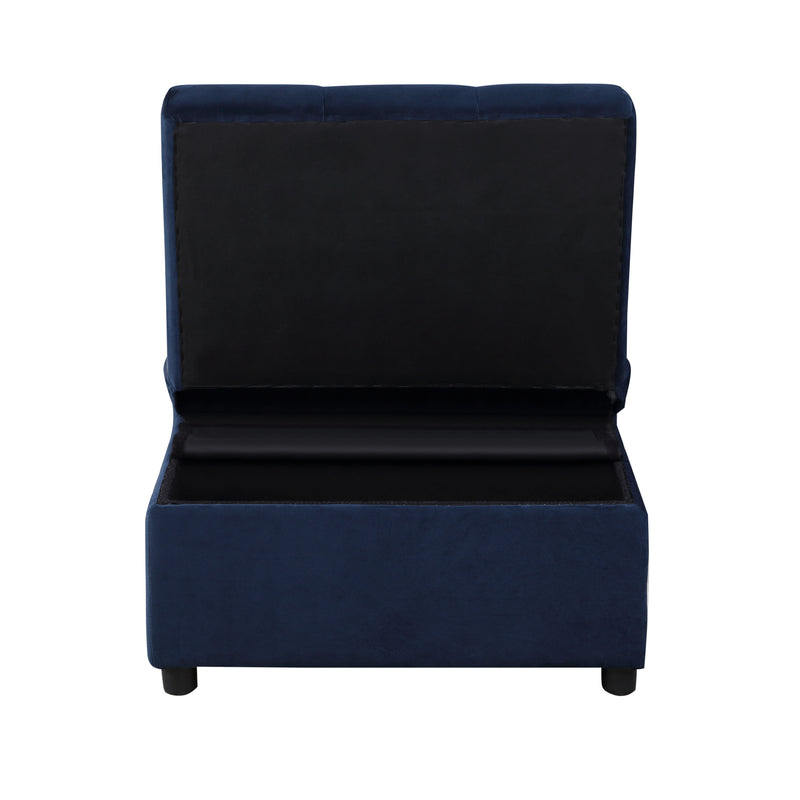 Garrell - Lift Top Storage Bench with Pull-out Bed
