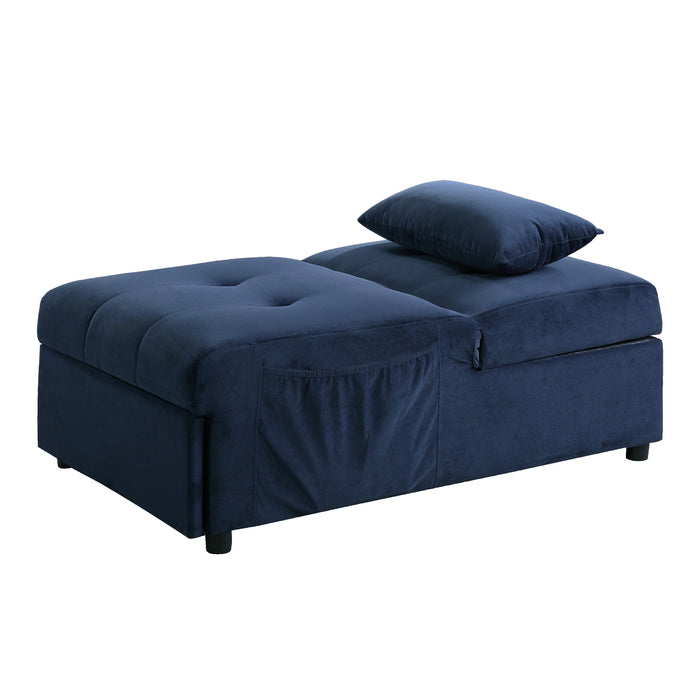 Garrell - Lift Top Storage Bench with Pull-out Bed