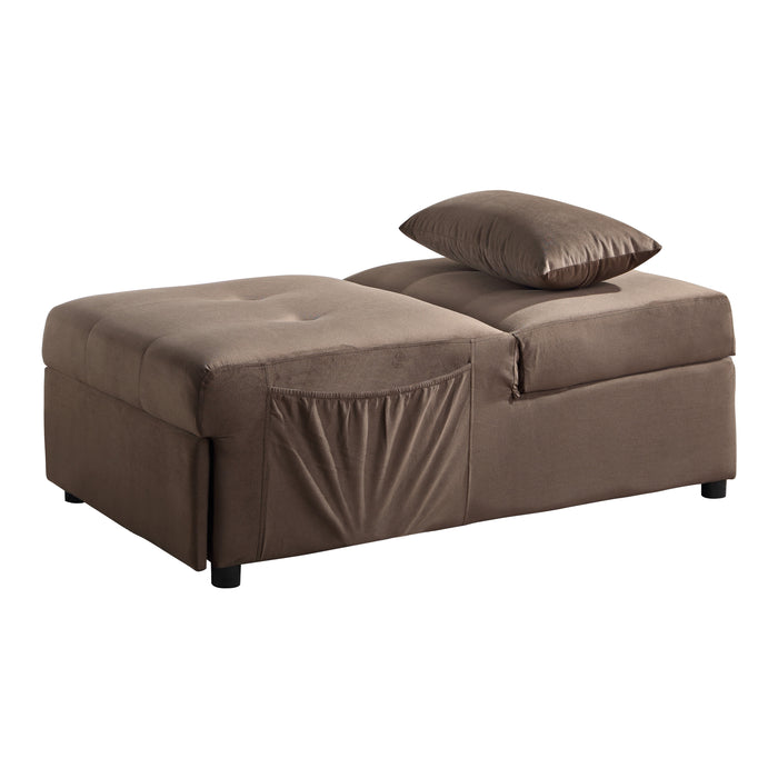 Garrell - Lift Top Storage Bench with Pull-out Bed