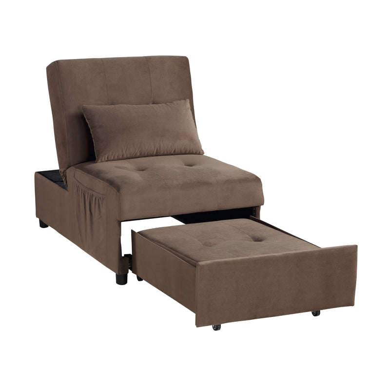Garrell - Lift Top Storage Bench with Pull-out Bed