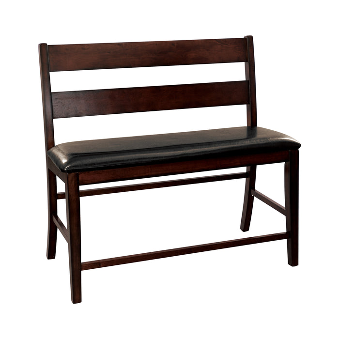 Mantello - Counter Height Bench with Back