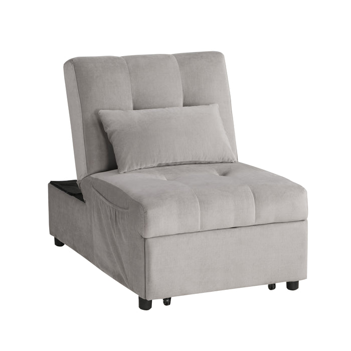 Garrell - Lift Top Storage Bench with Pull-out Bed