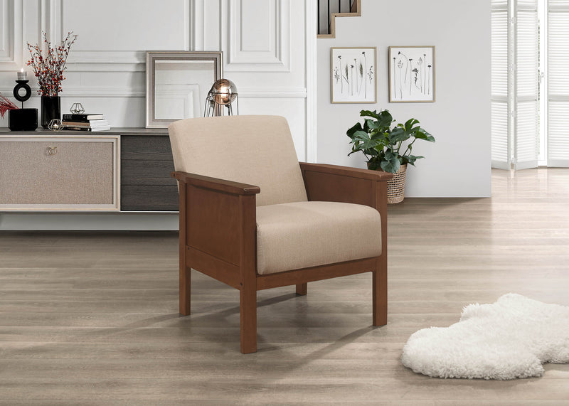 - Accent Chair, Brown