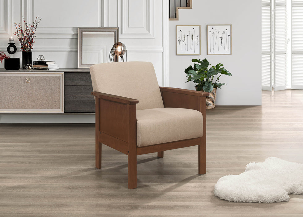 - Accent Chair, Brown