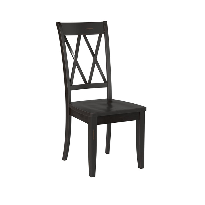 Janina - Side Chair, Black