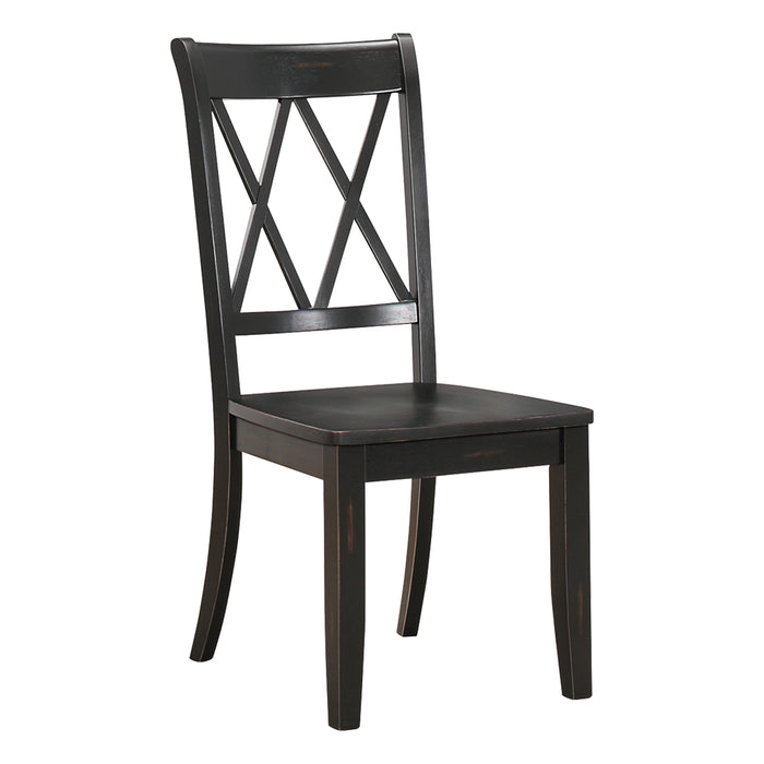 Janina - Side Chair, Black