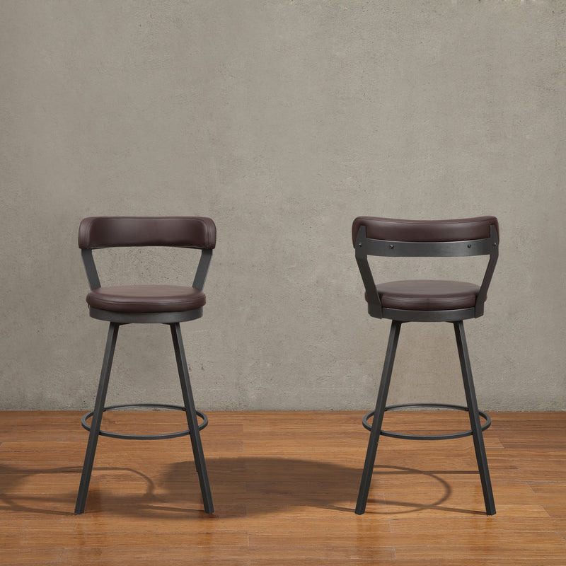 Appert - Swivel Pub Height Chair, Brown