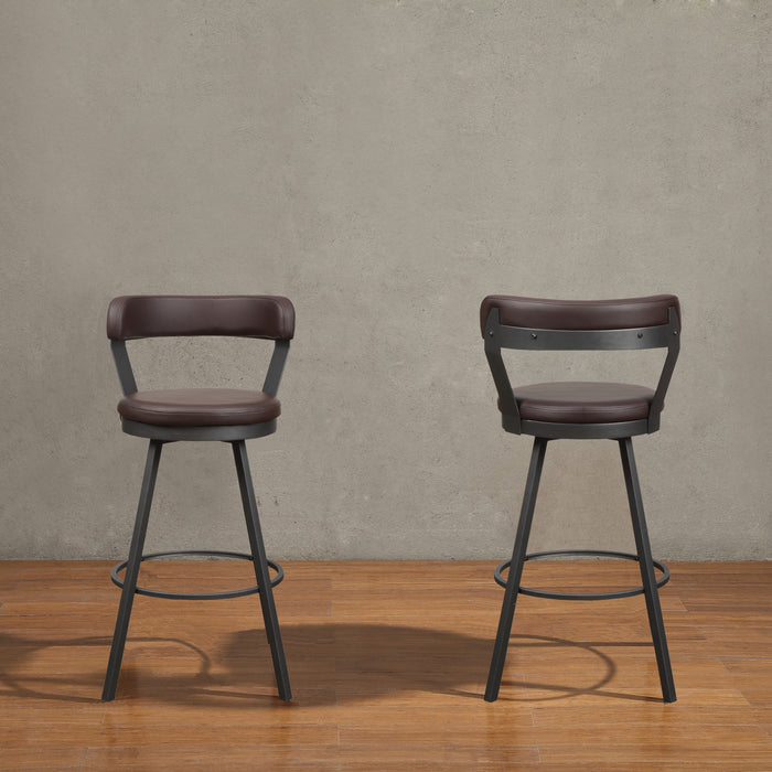 Appert - Swivel Pub Height Chair, Brown