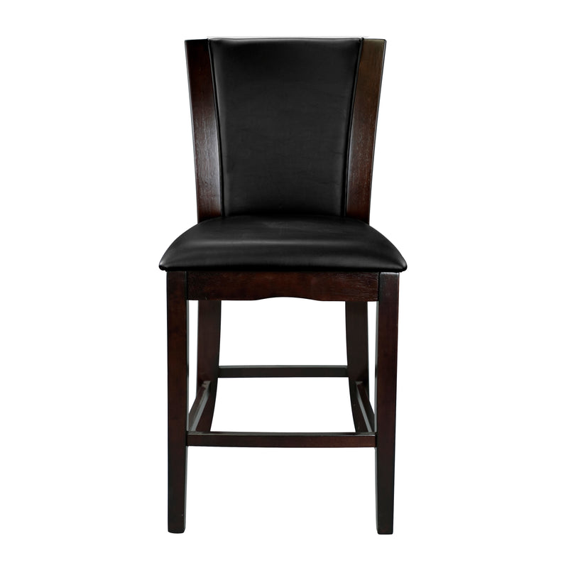 Daisy - Counter Height Chair, Dark Brown Bi-Cast Vinyl