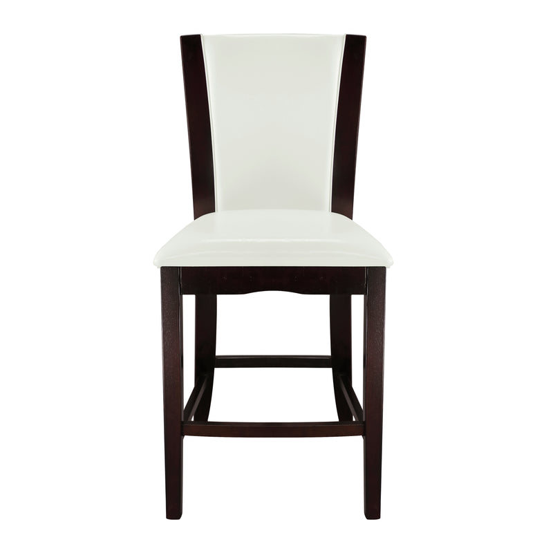 Daisy - Counter Height Chair, White Bi-Cast Vinyl