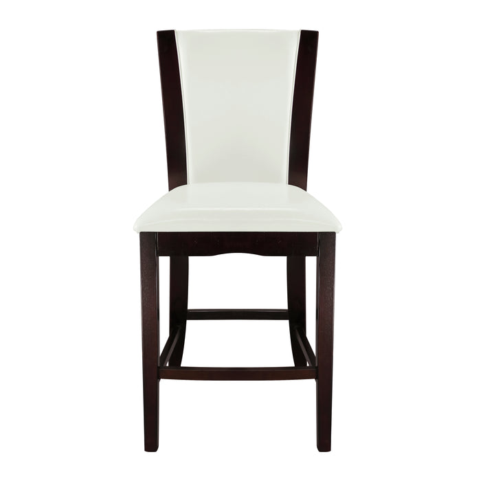 Daisy - Counter Height Chair, White Bi-Cast Vinyl
