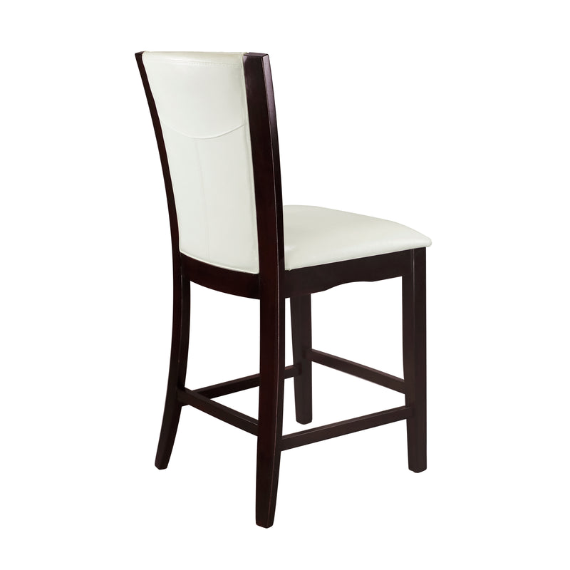 Daisy - Counter Height Chair, White Bi-Cast Vinyl