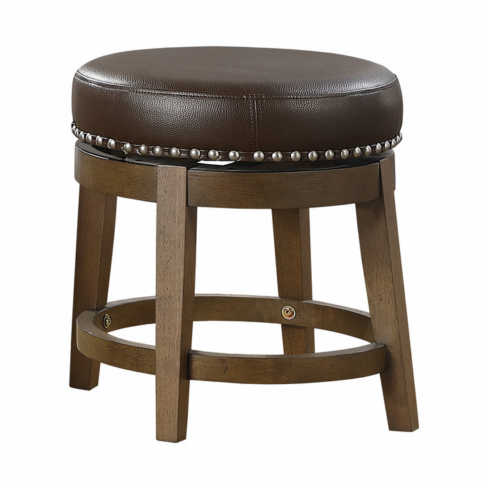 Westby - Round Swivel Stool, Brown